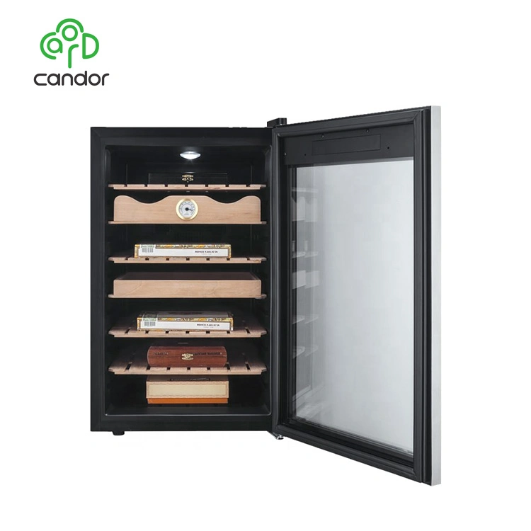 Candor Wholesale 400 PCS TFT Screen Touch Control Electrical Humidor Refrigerator Cabinet for Home Use