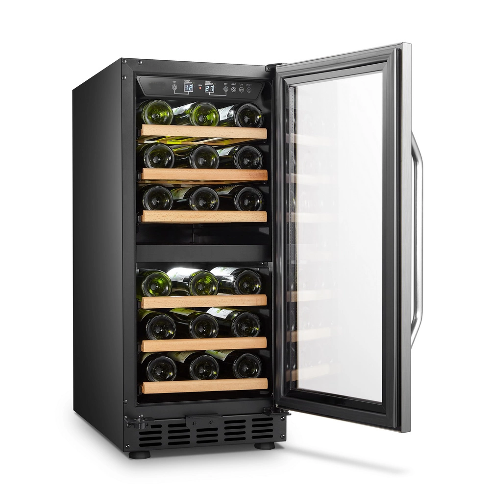 Hot Sale Compact Size Dual Zone Wine Fridge