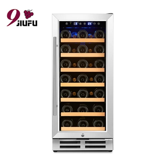 31 garrafas refrigerador de vinho pequeno refrigerador de vinho de aço inoxidável para venda